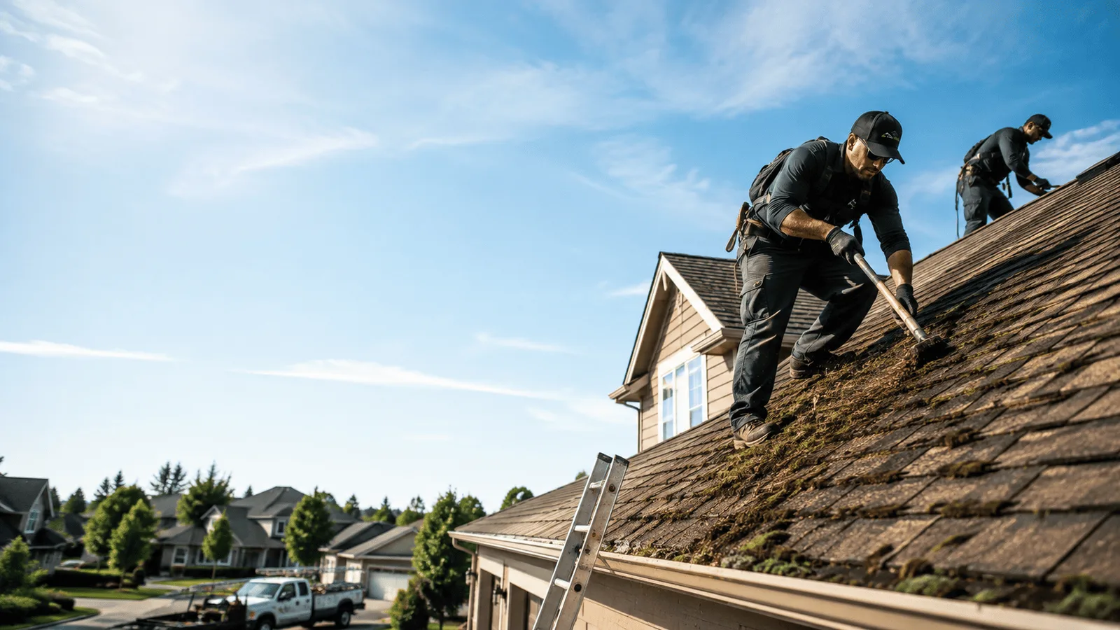 Roof Moss Removal in Baileys Harbor, WI near me